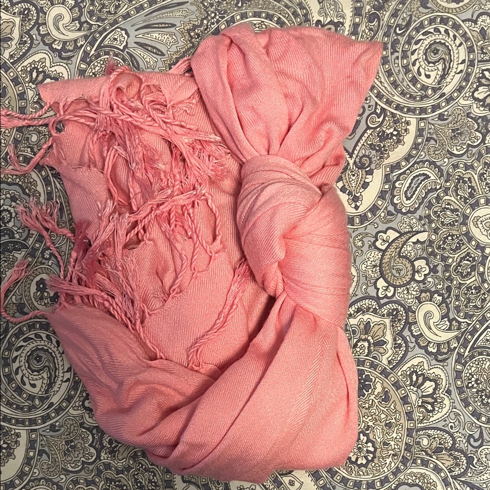 Elegant Pink Scarf